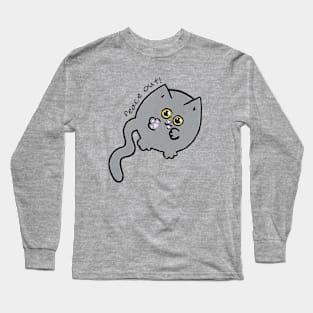 Peace Out Circle Cat Long Sleeve T-Shirt